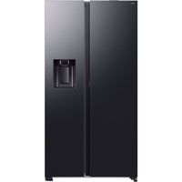 SAMSUNG RS80F64KEFEF, Side-by-Side edelstahl (dunkel), AI Voice Control, AI Energy Mode, Metal Cooling