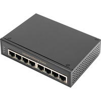 Digitus 8 Port Gigabit Ethernet Netzwerk, Switch schwarz