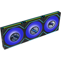 Lian Li UNI FAN SL-INF LCD FLEX 120 Wireless, Gehäuselüfter schwarz, Reverse, 3er Pack mit LCD FLEX Receiver, 120 mm