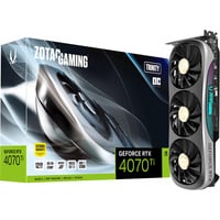 ZOTAC GeForce RTX 4070 Ti Trinity OC Generalüberholt, Grafikkarte DLSS 3, 3x DisplayPort, 1x HDMI 2.1
