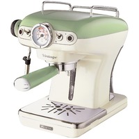 Ariete Amerikanische Vintage , Espressomaschine beige/hellgrün