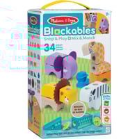 Spin Master Melissa & Doug - Blockables Safari Spielset, Konstruktionsspielzeug 