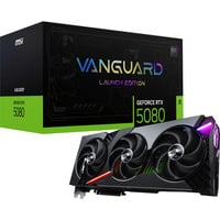 MSI GeForce RTX 5080 VANGUARD SOC LAUNCH EDITION, Grafikkarte DLSS 4, 3x DisplayPort, 1x HDMI 2.1