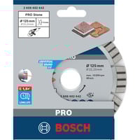 Bosch PRO Stone Diamanttrennscheibe, Ø 125mm Bohrung 22,23mm