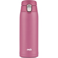 Emsa TRAVEL MUG light Thermobecher rosa, 0,4 Liter, Flip-Deckel