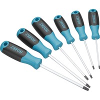 Hazet Schraubendreher-Satz 811T/6 TORX, 6-teilig blau/schwarz, Rutschfester HAZET-3-Komponenten-Griff