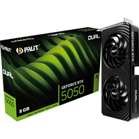 Palit GeForce RTX 5050 Dual 8GB, Grafikkarte DLSS 4, 3x DisplayPort, 1x HDMI 2.1