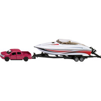 SIKU SUPER Ford F150 mit Motorboot, Modellfahrzeug