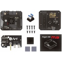 Gehäuse für Raspberry Pi 4 Argon One M.2 schwarz, für Raspberry Pi 4 B
