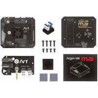  Gehäuse für Raspberry Pi 4 Argon One M.2 schwarz, für Raspberry Pi 4 B