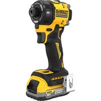 DEWALT Hydraulischer Akku-Schlagschrauber DCF870E2T, 1/4", 18Volt gelb/schwarz, 2x POWERSTACK Li-Ion-Akku 1,7Ah, in T STAK Box