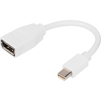 Digitus DisplayPort Adapterkabel weiß, mini DP - DP