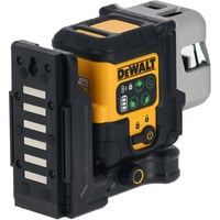 DEWALT Akku-Multilinienlaser 3x180° DCLE14301GB, 18Volt, Kreuzlinienlaser schwarz/gelb, mit grünen Laserlinien, integrierter Powerstack Li-Ion Akku