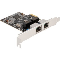 DeLOCK PCIE x1 auf 2x RJ45 Gbit, LAN-Adapter