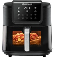 Rommelsbacher Heißluftfritteuse FRH 1700 XXL schwarz, 1.700 Watt, Korb 8 Liter, mit Sichtfenster