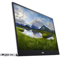 Dell P1424H, LED-Monitor 35.6 cm (14 Zoll), silber/schwarz, FullHD, IPS, tragbar, USB-C