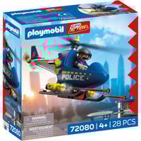 PLAYMOBIL 72080 City Action Polizeihelikopter, Konstruktionsspielzeug 