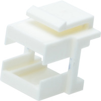 Digitus LC Keystone Adapter für Patchpanel, Einbaurahmen weiß