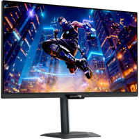 GIGABYTE M27Q2 QD QLED, Gaming-Monitor 68.6 cm (27 Zoll), schwarz, QHD, SS-IPS, KVM, HDMI, DP, USB-C, 200Hz Panel