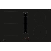 Neff V58NBS1L0 N 50, Autarkes Kochfeld schwarz, 80 cm, mit integriertem Dunstabzug