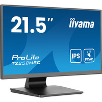 iiyama ProLite T2252MSC-B2AG, LED-Monitor 54.5 cm (21.5 Zoll), schwarz (matt), FHD, IPS, Touchscreen, HDMI, DP, Entspiegelung, 100Hz Panel