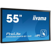 iiyama Prolite TH5565MIS-B1AG Generalüberholt (ohne Standfuß), LED-Monitor 138.8 cm (54.6 Zoll), schwarz (matt), FullHD, IPS, Touchscreen, USB-Hub, Lautsprecher