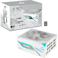 ASUS ROG Thor 1200W Platinum III White Edition (ROG Equalizer), PC-Netzteil schwarz, 1x 12 Pin High Power GPU, 4x PCIe, Kabelmanagement, 1200 Watt