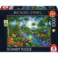 Schmidt Spiele Michael Fishel: Inselparadies, Puzzle 1000 Teile