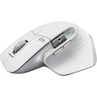 Logitech MX Master 3S, Maus hellgrau, 7 Tasten, Logi Bolt, Bluetooth, kompatibel mit PC/Mac/iPad/Android