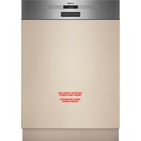 Neff S145ECS01E, Spülmaschine edelstahl (gebürstet), 60 cm, Home Connect