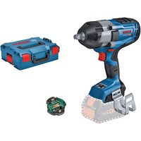 Bosch PRO Akku-Schlagschrauber BITURBO GDS 18V-1000 C Professional solo, 18Volt blau/schwarz, Bluetooth Modul, ohne Akku und Ladegerät, 1/2", in L-BOXX