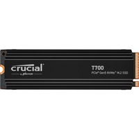 Crucial T700 1 TB, SSD schwarz, PCIe 5.0 x4, NVMe 2.0, M.2 2280, inkl. Aluminium Kühlkörper