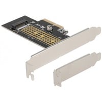 DeLOCK PCI Express x4 Karte zu 1 x intern NVMe M.2 Key M 80 mm, Schnittstellenkarte 