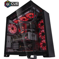 ALTERNATE Custom PC Series • iCUE Red Madness Gaming-PC schwarz/transparent, ohne Betriebssystem