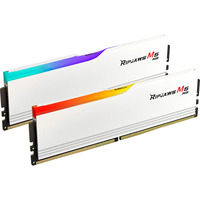 G.Skill DIMM 32 GB DDR5-6800 (2x 16 GB) Dual-Kit, Arbeitsspeicher weiß, F5-6800J3445G16GX2-RM5RW, Ripjaws M5 RGB, INTEL XMP