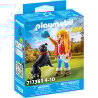 PLAYMOBIL 71738 My Life Frau mit Sennenhund, Konstruktionsspielzeug 