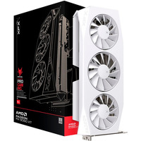 XFX Radeon RX 9060 XT Mercury OC, Grafikkarte weiß, RDNA4, GDDR6, 2x DisplayPort, 1x HDMI 2.1