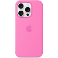 Apple Silikon Case mit MagSafe, Handyhülle pink, iPhone 16 Pro