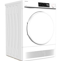 SHARP KD-NCA8S7PW91-DE, Kondensationstrockner weiß