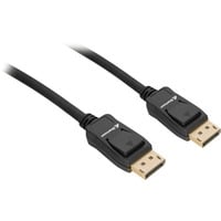 Sharkoon Kabel Displayport 1.4 (Stecker > Stecker) 8K schwarz, 3 Meter