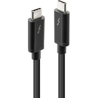 Lindy Thunderbolt 3 Kabel, 20 Gbit/s, passiv schwarz, 2 Meter