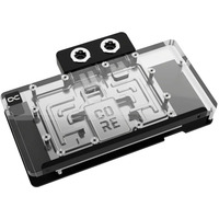 Alphacool Core RX 9070 XT Hellhound + Pure, Wasserkühlung transparent/chrom, inkl. Backplate