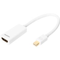 Digitus Adapterkabel mini DisplayPort > HDMI, Full HD weiß, 0,15 Meter