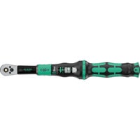 Wera Drehmomentschlüssel mit Durchsteckvierkant Click-Torque Lock A 6 R/L schwarz/grün, Abtrieb 1/4" Bit-Aufnahme, 2,5 bis 25Nm