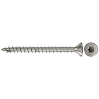 fischer Spanplattenschraube PowerFast 5,0x30 Senkkopf TX 200 Stück, mit Vollgewinde, Edelstahl A4