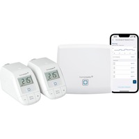 Homematic IP Starter Set Heizen (HmIP-SK16) weiß, Homematic IP Access Point (HmIP-HAP), 2x Homematic IP Heizkörperthermostat - basic (HmIP-eTRV-B)