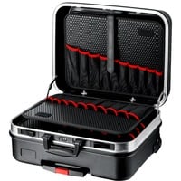 KNIPEX Werkzeugkoffer "BIG Basic Move" 00 21 06 LE, Werkzeugkiste schwarz, umlaufender Alu-Rahmen