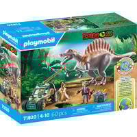 PLAYMOBIL 71820 Dinos Spinosaurus-Angriff auf Dino-Ausgrabung, Konstruktionsspielzeug 