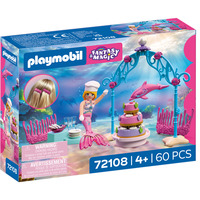 PLAYMOBIL 72108 Fantasy & Magic Unterwasserhochzeits-Buffet, Konstruktionsspielzeug 