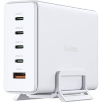 D-Link 240W GaN Ladegerät DCF-241/E, PD 3.1, QC 4.0 weiß, 1x USB-A, 4x USB-C